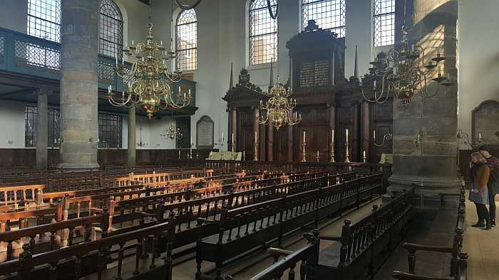 The Portuguese Synagogue in Amsterdam (Photo: Raphi Bloom)