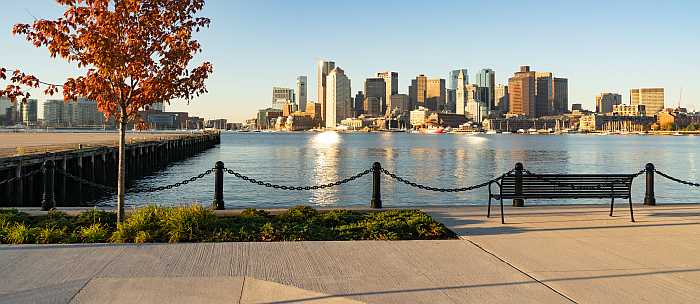 View of downtown Boston across the harbor (Photo: Envato)