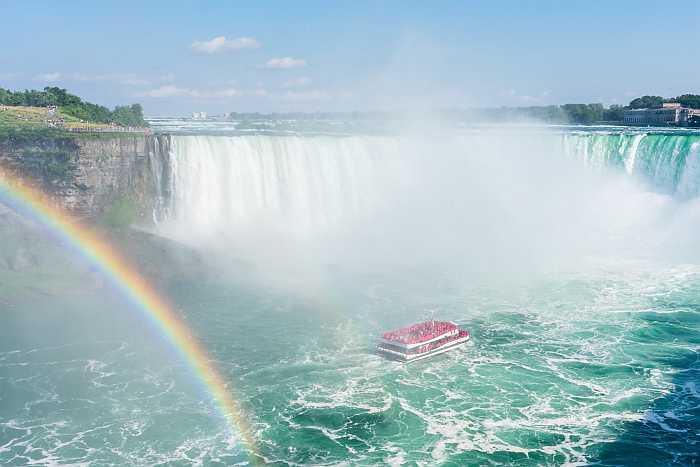 Rainbow over Niagara Falls, Canada (Photo: Envato)