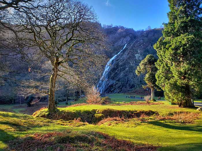 Powerscourt Waterfall in Ireland where parts of Vikings was filmed (Photo by Sean Kuriyan on Unsplash)