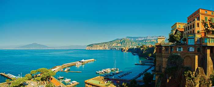 European resort in Sorrento Italy.