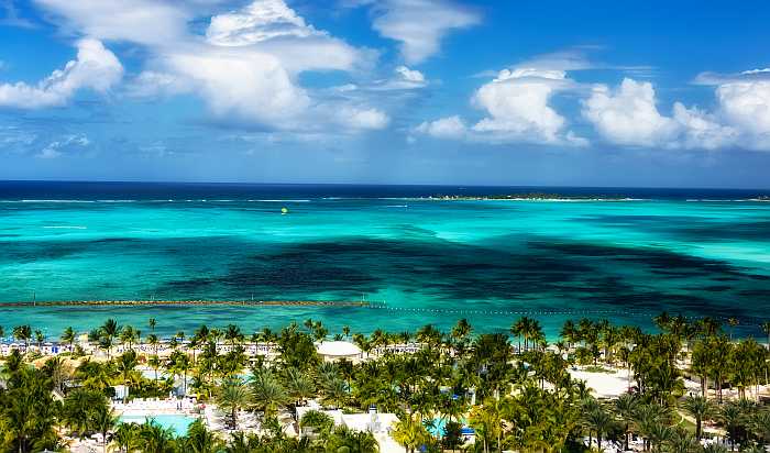 The Bahamas in the Caribbean