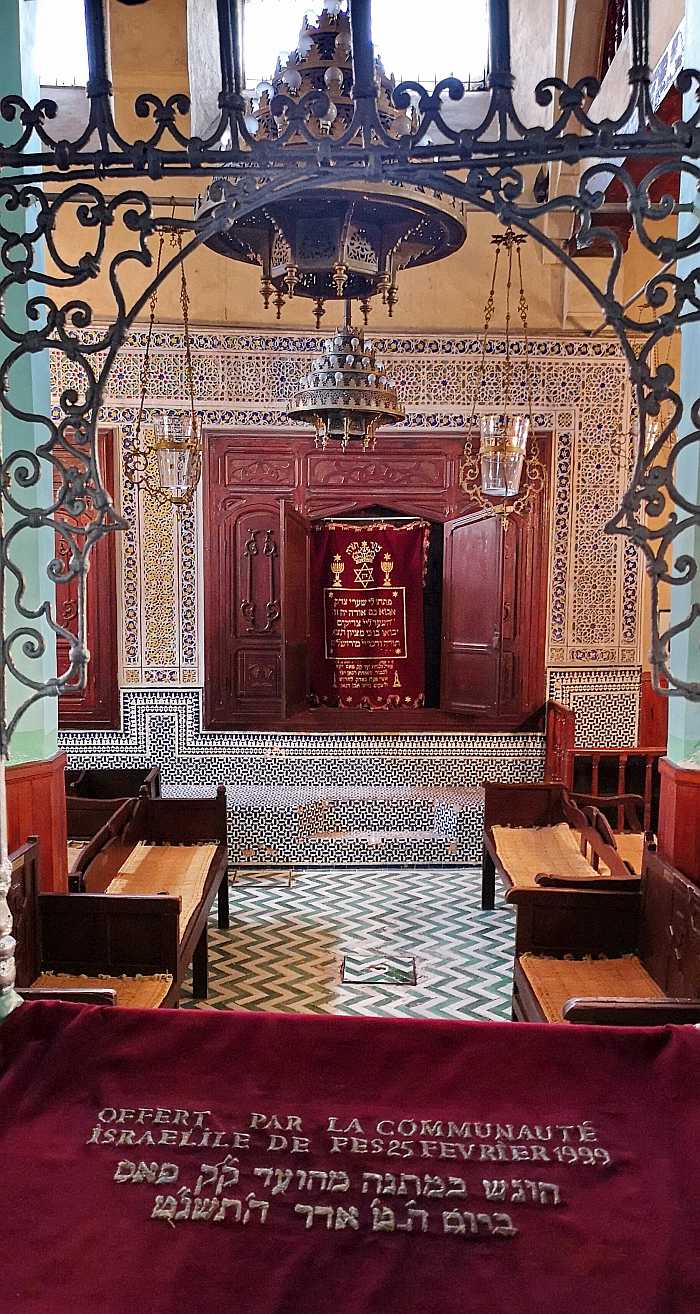 Aban Danan Synagogue in Fes. (Photo: TomiValny, CC BY-SA 4.0, Wikimedia Commons)