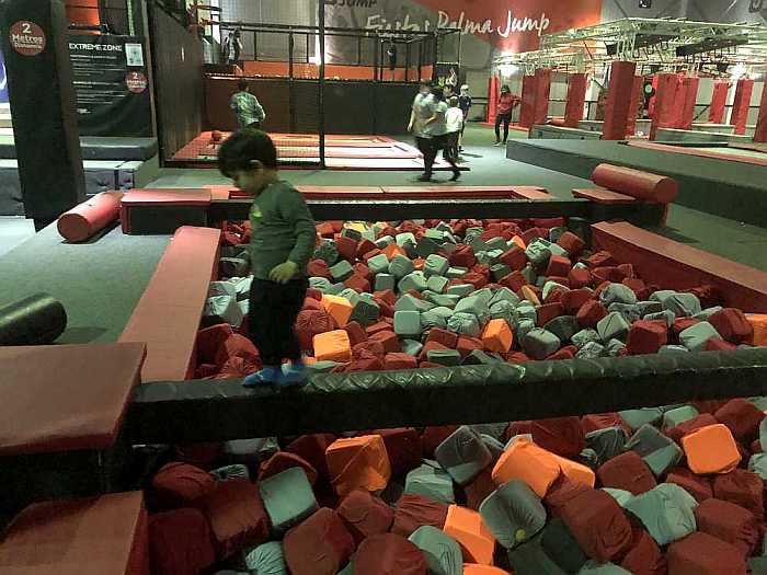 Up up and away at Palma Jump in Mallorca, Spain (Photo credit: Dani Rotstein)