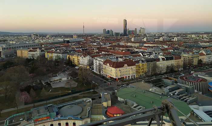 Aerial view of Vienna