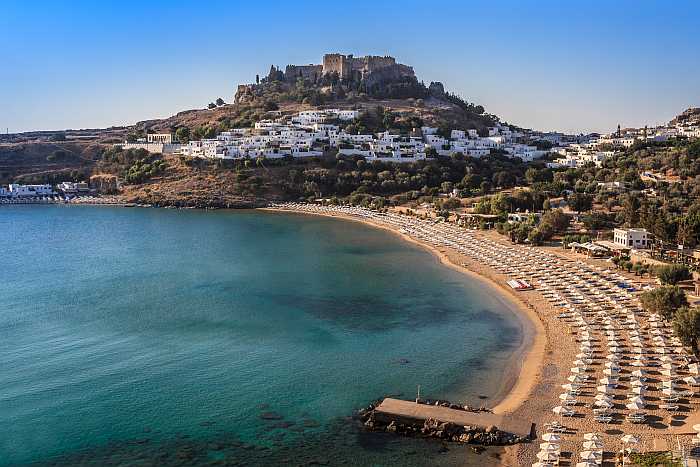 Lindos Castle and village in Rhodes (Photo: Envato)