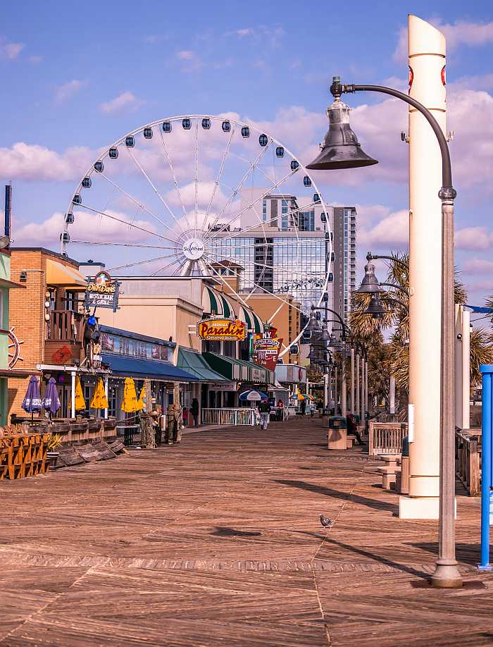 Myrtle Beach Boardwalk and Promenade (Photo by Drew Perales on Unsplash)