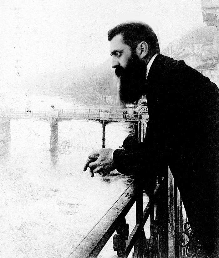 Kosher guide Switzerland - Herzl on hotel balcony in Basel.