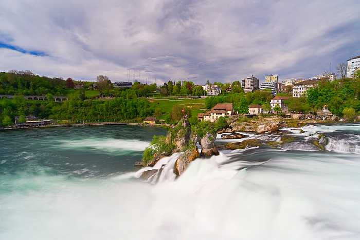 Kosher guide Switzerland - Rheinfall Waterfall at Schaffhausen.