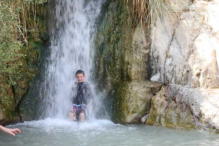 Water hikes in Israel.