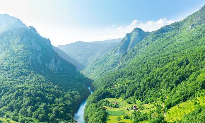 Kosher vacation guide to Montenegro - Tara River Canyon.