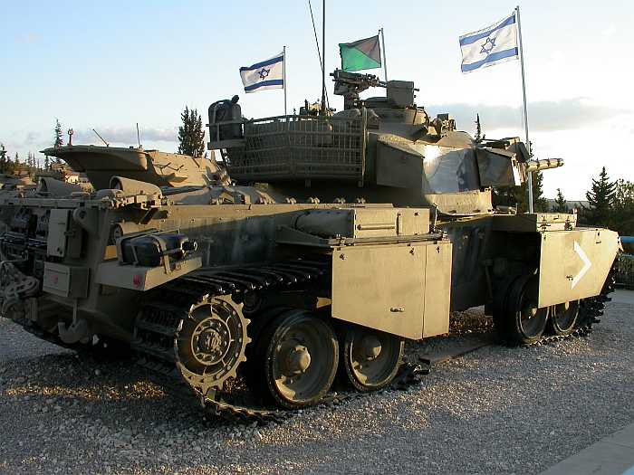 Israel historical sites - tank museum in Latrun.
