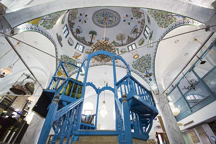 Must-see synagogues - Abuhav Synagogue in Safed, Israel.