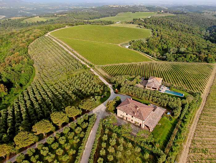 Terra di Seta kosher winery in Tuscany, Italy.