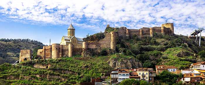 Narikala Fortress Tbilisi Georgia.