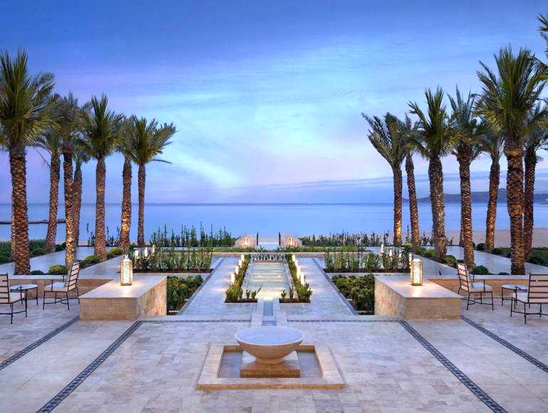 Celebrate Passover 2026 with White & Blue at the luxurious St. Regis La Bahia Blanca Resort in Tamuda Bay, Morocco.
