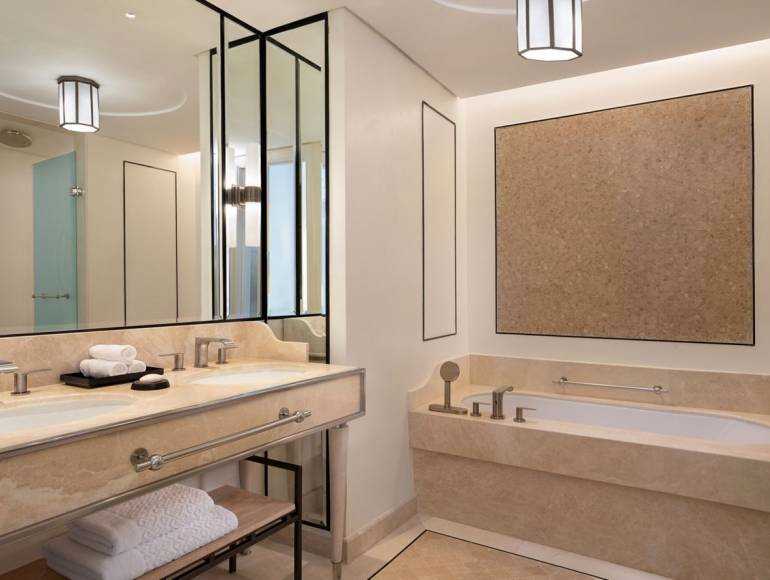 Celebrate Passover 2026 with White & Blue at the luxurious St. Regis La Bahia Blanca Resort in Tamuda Bay, Morocco.