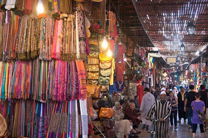 Souk in Marrakech (Photo: Envato)