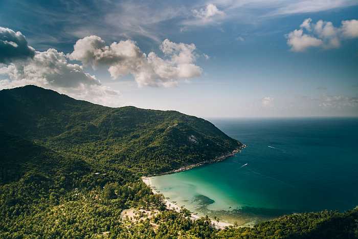 Beach on Phangan Island, Thailand