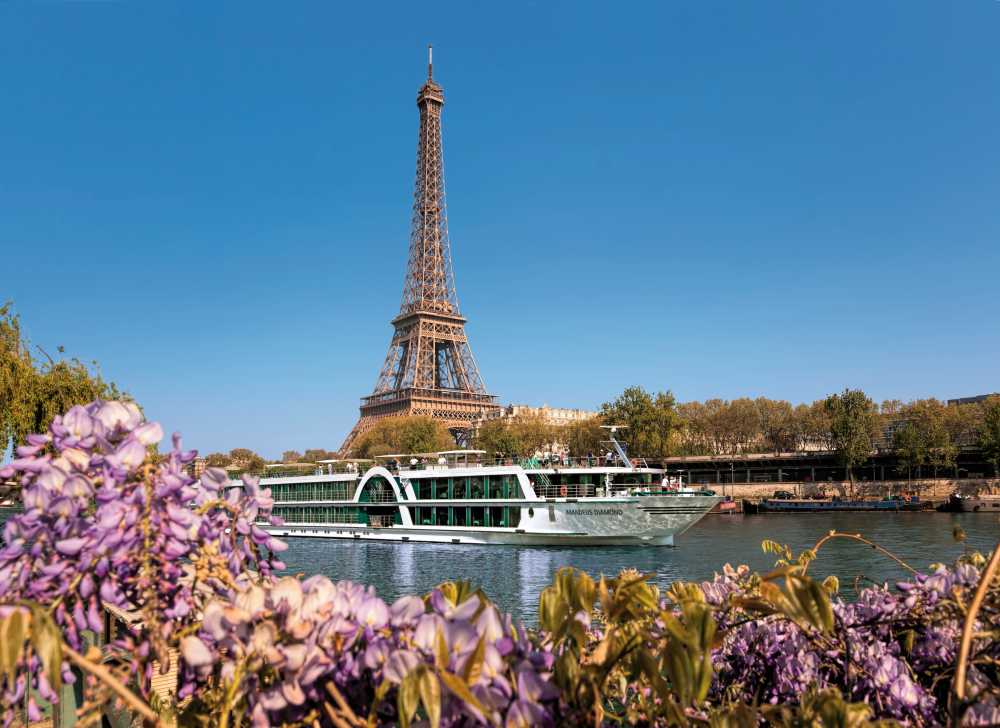 Amadeus Diamond kosher river cruise ship on the Seine River France