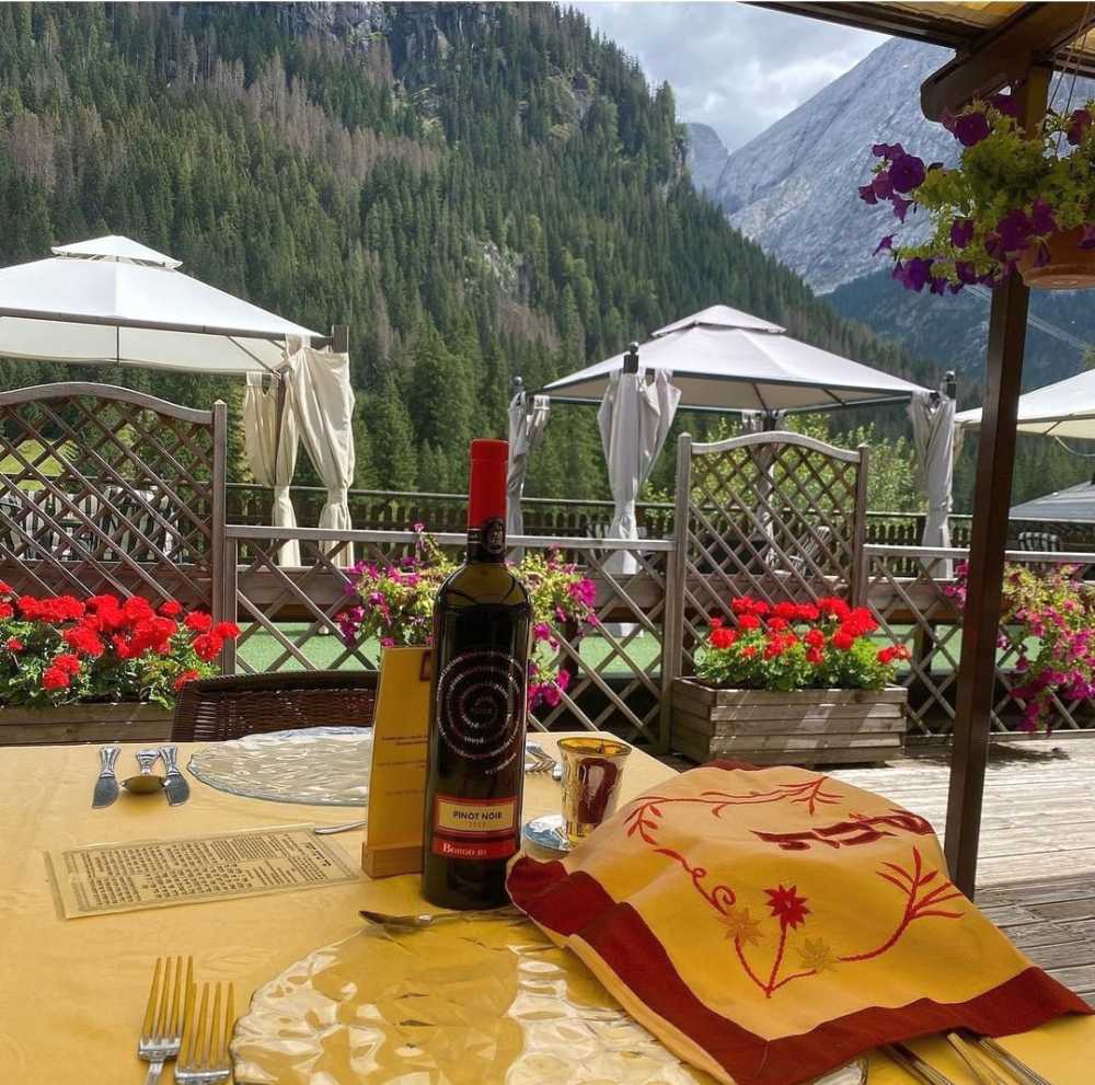 Kosher summer vacation in Canazei Dolomites Italy alpine mountains