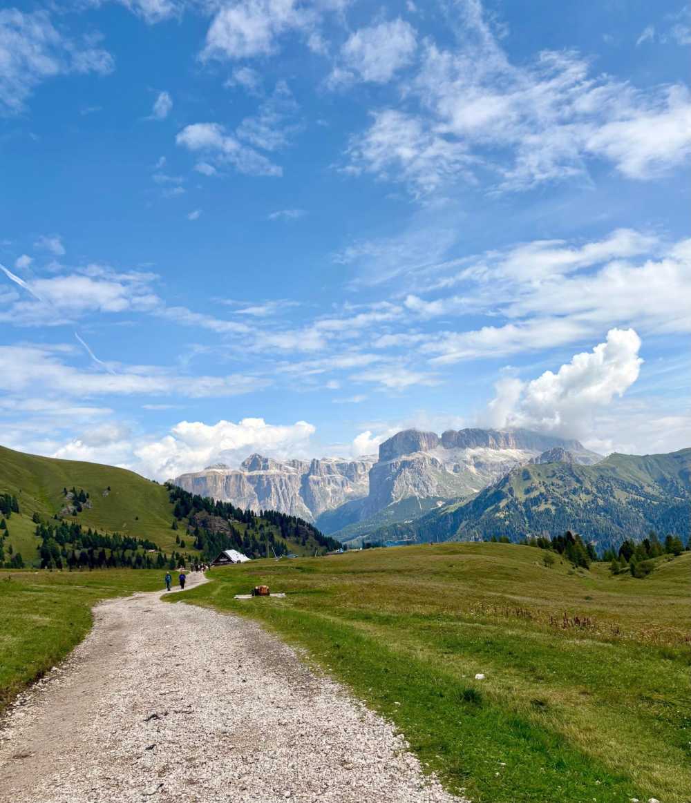 Kosher summer vacation in Canazei Dolomites Italy alpine mountains