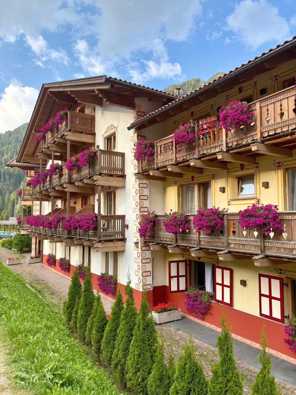 Kosher summer vacation in Canazei Dolomites Italy alpine mountains