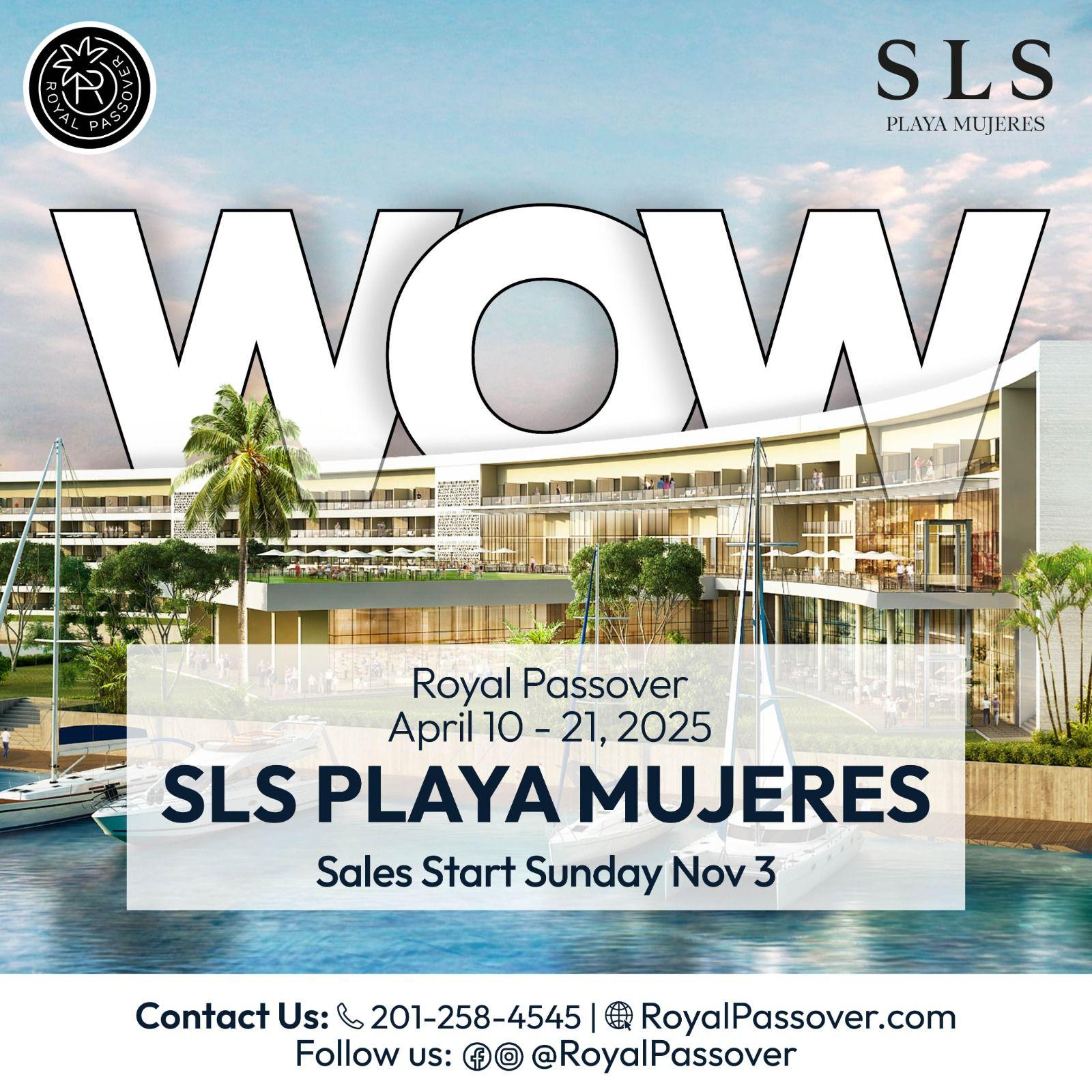 Passover program 2026 at the Paradisus Isla Mujeres Mexico