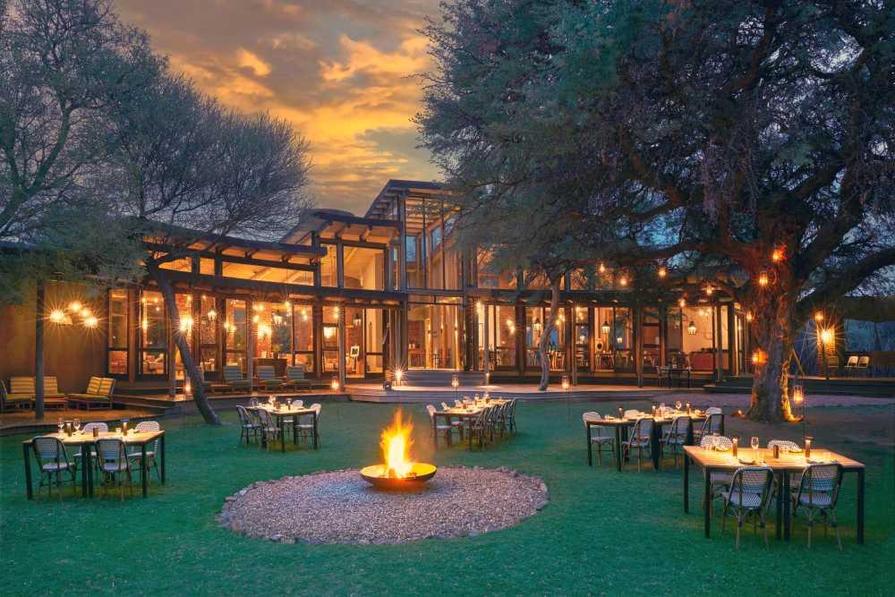 Marataba Safari - outside dining