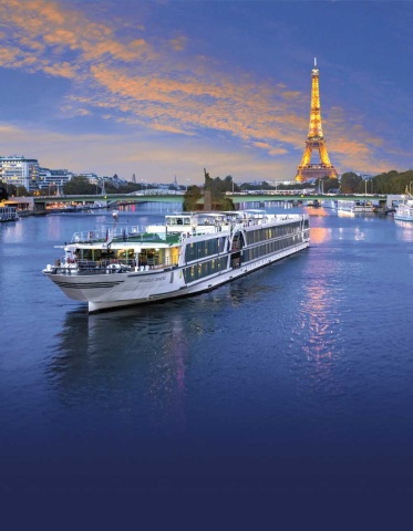Amadeus Diamond kosher river cruise ship on the Seine River France