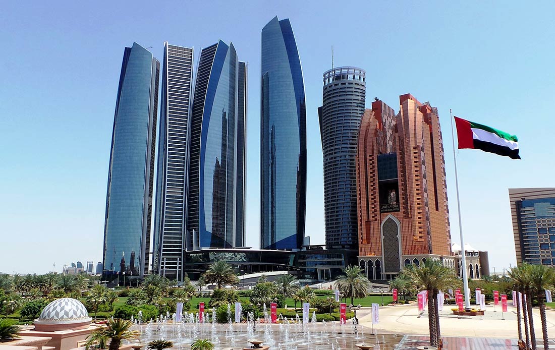 Abu Dhabi - United Arab Emirates, Architecture Building Skyline